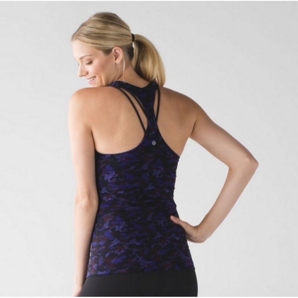 Lululemon Cool Racerback II Camo Size M - Picture 3 of 5